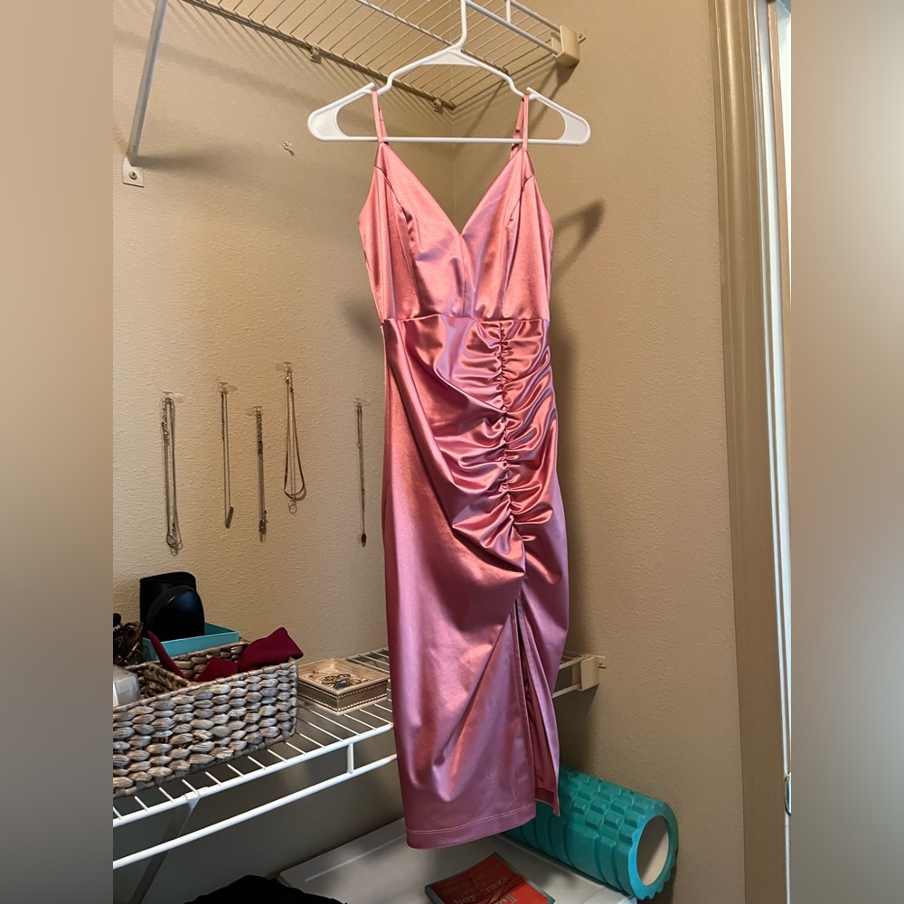 Pink Midi Dress